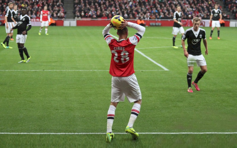 Bàn thắng có được công nhận từ quả ném biên không