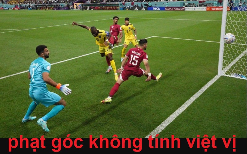 phạt góc không tính việt vị